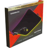Steelseries 63825 Qck Prism Medium Cloth Rgb Mouse Pad